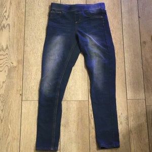 Justice washed blue jeggings